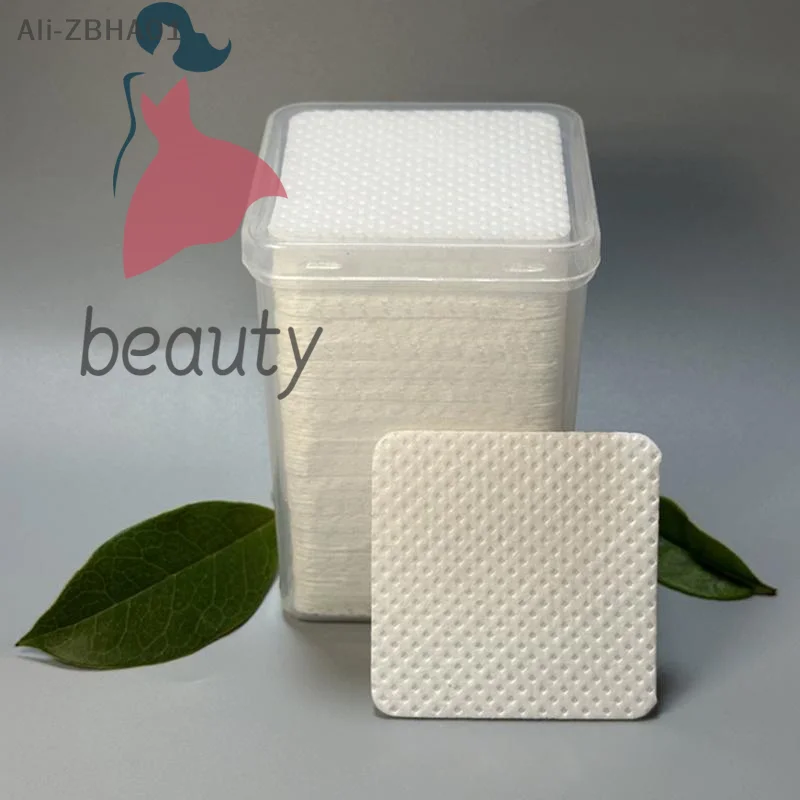 200pcs/Box Absorbent Clean Magic Stuff Pad Lint Free Nail Wipes Gel Nail Polish Remover Wipes
