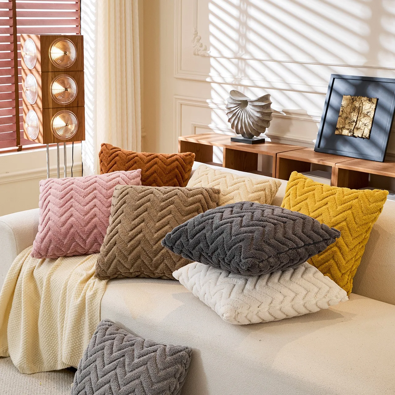 2 buah sarung bantal pola gelo - Pillow Cover 20X20 ulasan dan harga