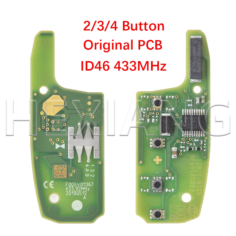 HE Original PCB ID46 PCF7952 433MHz Car Remote Flip Key For Chevrolet  Cruze Avo XL7 XL8 Trailblazer Onix RS Tracker