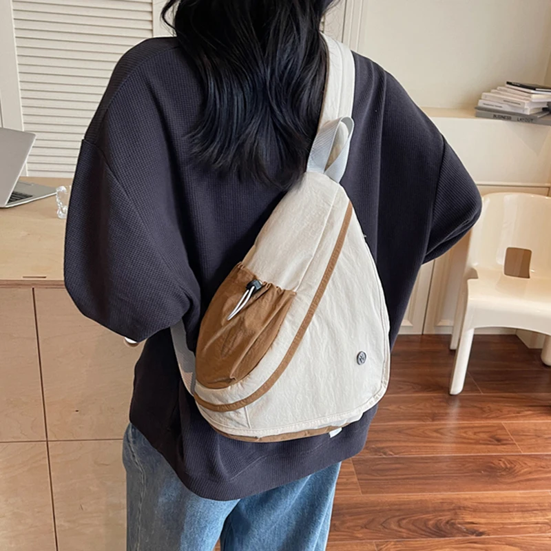 

Женская нагрудная сумка, большая вместительная походная сумка, легкая женская сумка через плечо для отдыха, спорта на открытом воздухе, велоспорта, альпинизма