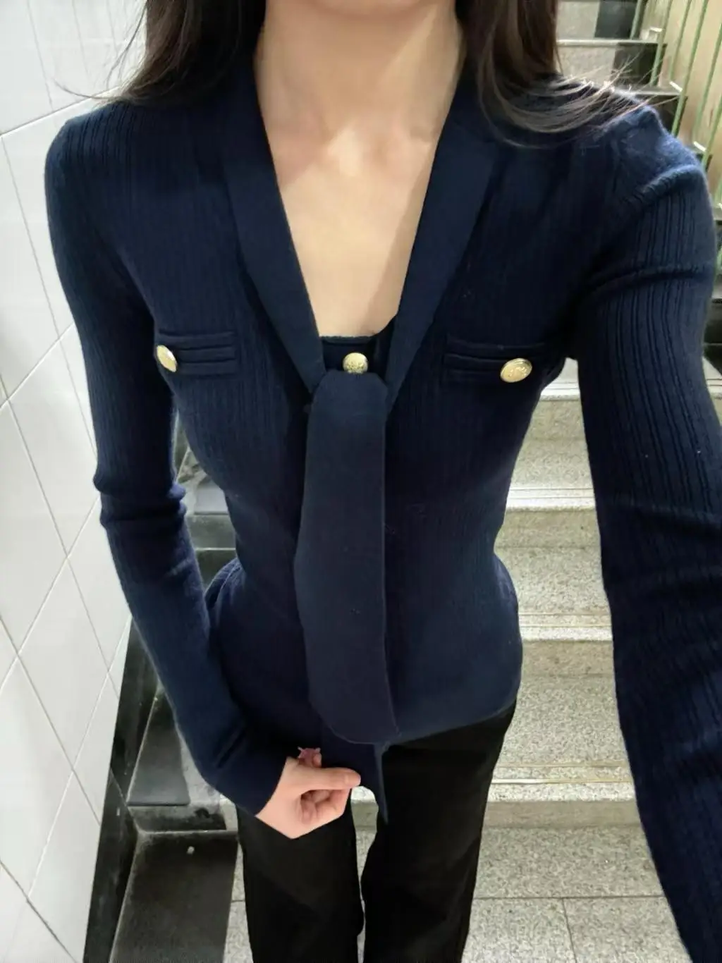 

Свитера Джемперы Пуловеры Женская Эмоция Элегантная женская одежда Легкие многослойные повседневные BF Y2K Современные стильные поездки на работу Осень