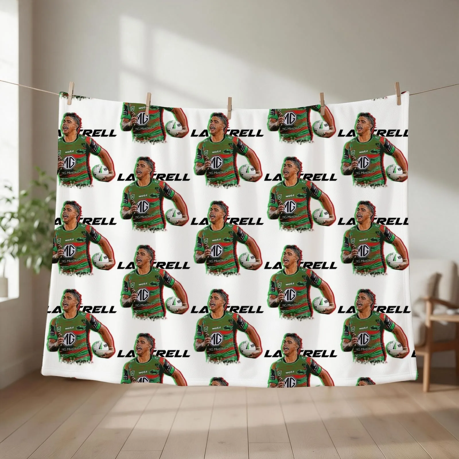New Latrell Mitchell (3) Throw Blanket Soft Big Sofa Throw Thermals For Travel For Decorative Sofa Blankets