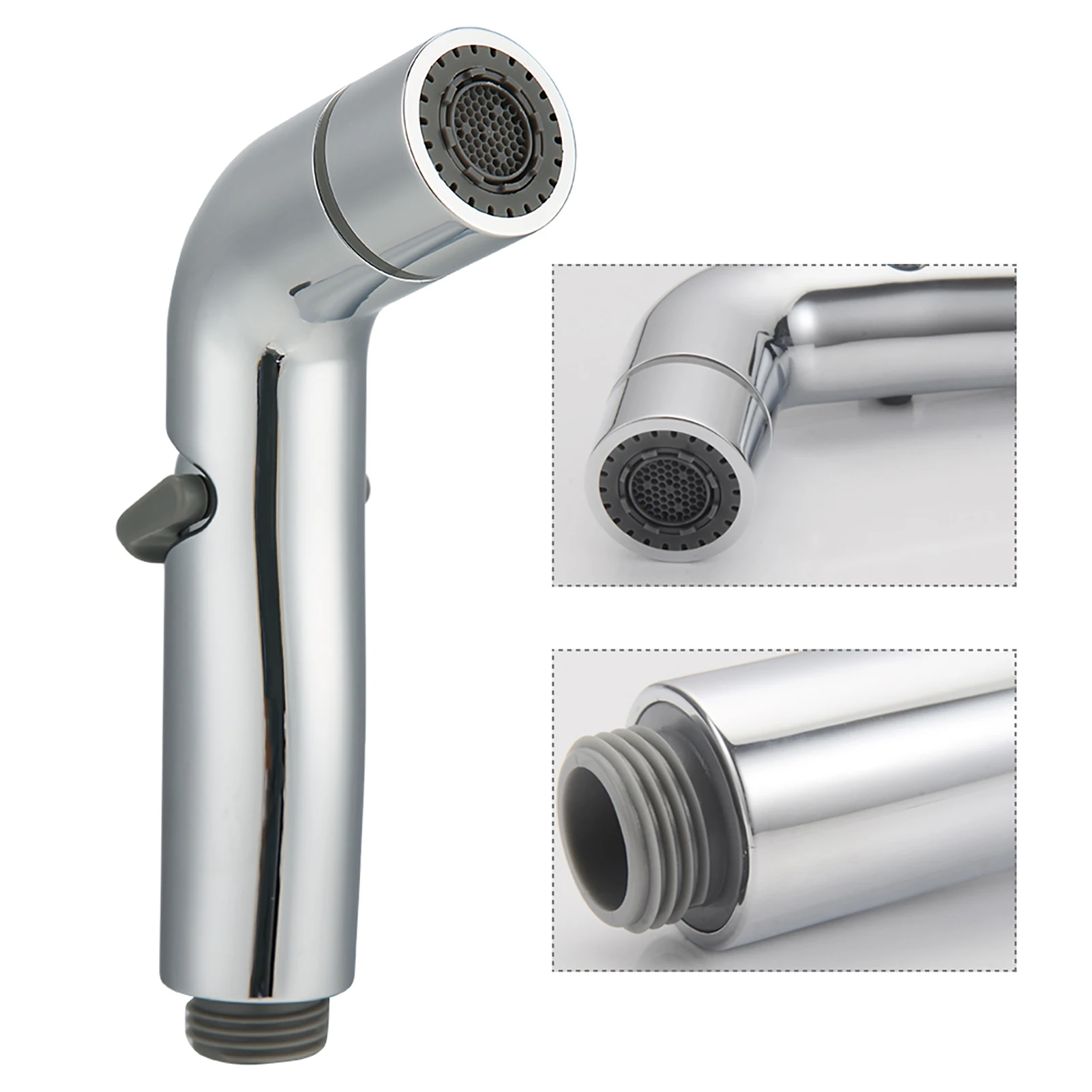 Handheld Adjustable Bidet Sprayer Electroplating Toilet Bidet Spray Nozzle Household Bathroom Accessories