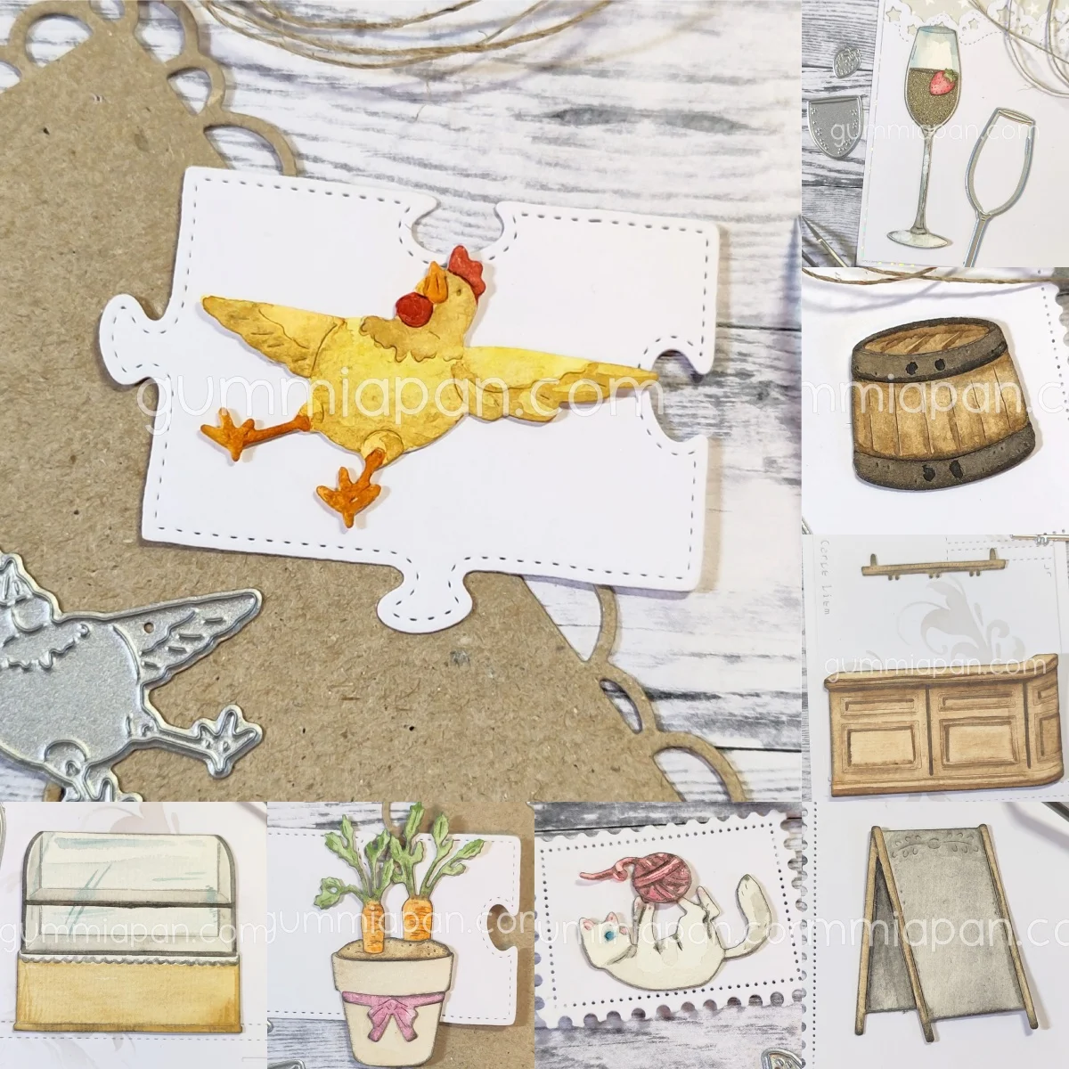 

Mini Gift Card Faith Hope Love Easter Chicken Duck Cut Die DIY Scrapbooking Photo Album Craft Decorat Paper Template Supplies