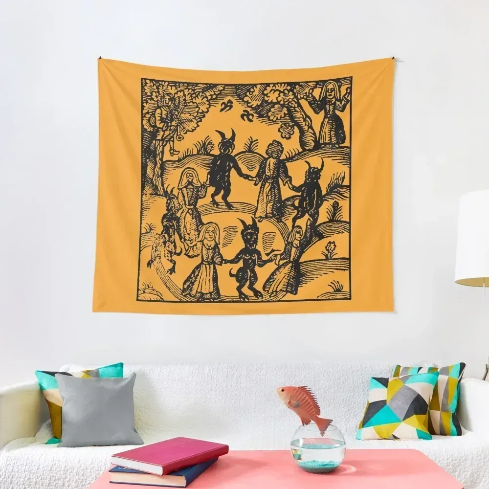 

Dance with the Devil Tapestry Mushroom Room Decorating Aesthetic Room Decorator Tapestry