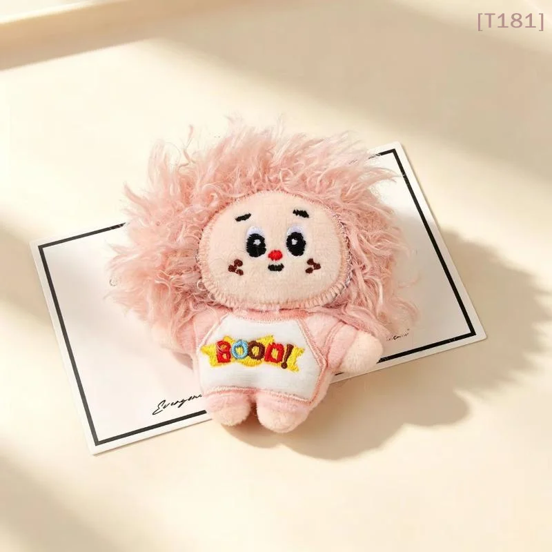 Cute Fluffy Plush Doll Keychain Kawaii Cartoon Stuffed Toy Bag Charm Soft Backpack Pendant Keyring Gift for Girls Women Kids