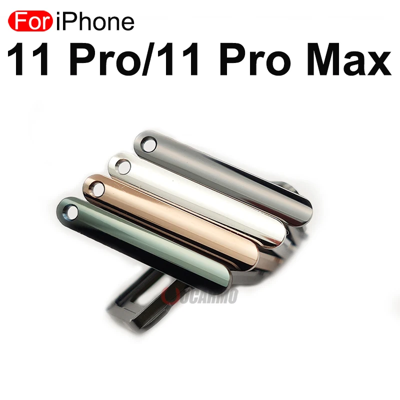 1Pcs/Lot For Apple iPhone 11 Pro / 11Pro Max 11PM SIM Card Tray Drawer Holder Single Dual Slot Replacement Parts