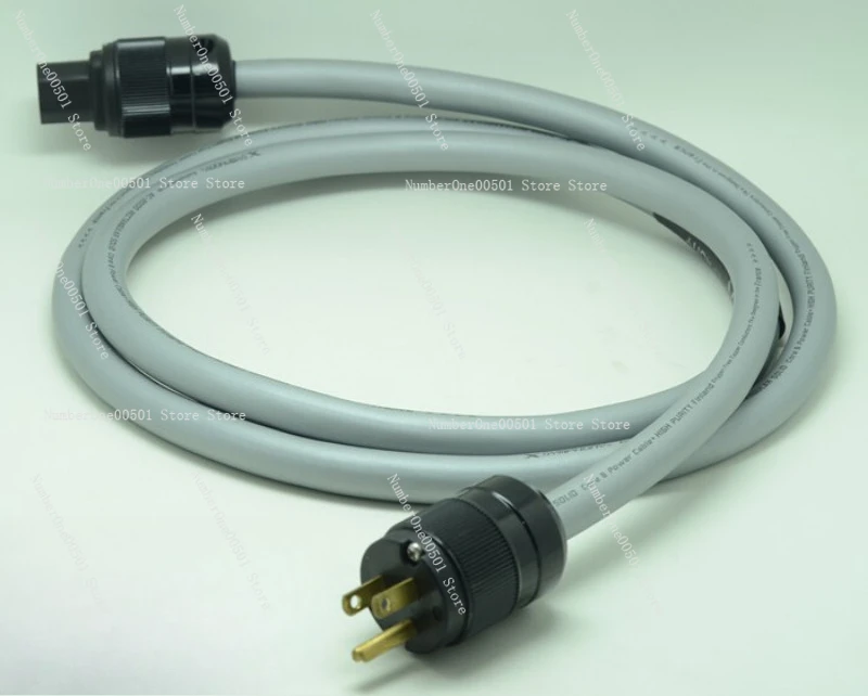 AC-2000 Square Core Copper HiFi Power Cable Audiophile Grade for Amplifier CD Player DAC Audio Equipment
