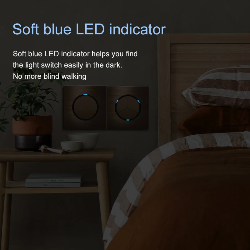 KAMANNI Brown Brushed Aluminum Wall Switch EU French Socket USB Charger RJ45 Modules TV module DIY Free Combination