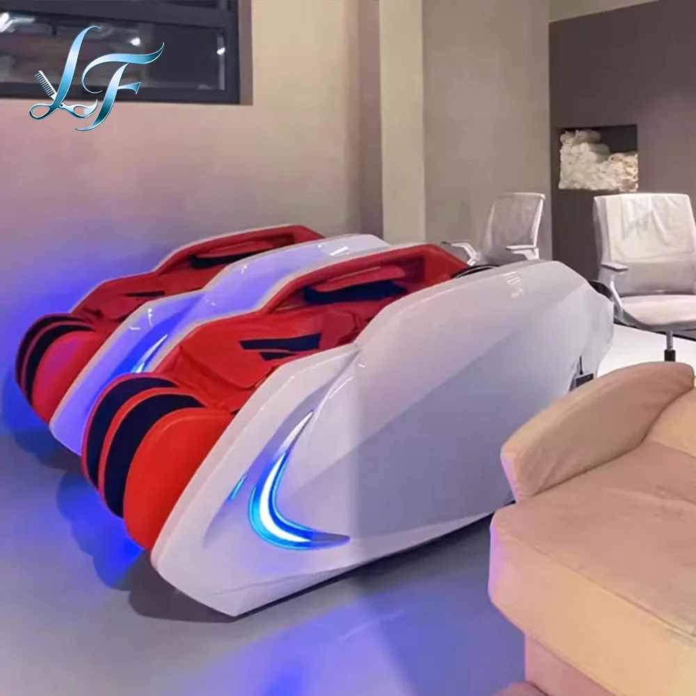 

Luxury Design Hair Salon Shampoo Bed Intelligent Remote Control Massage Shampoo Bed