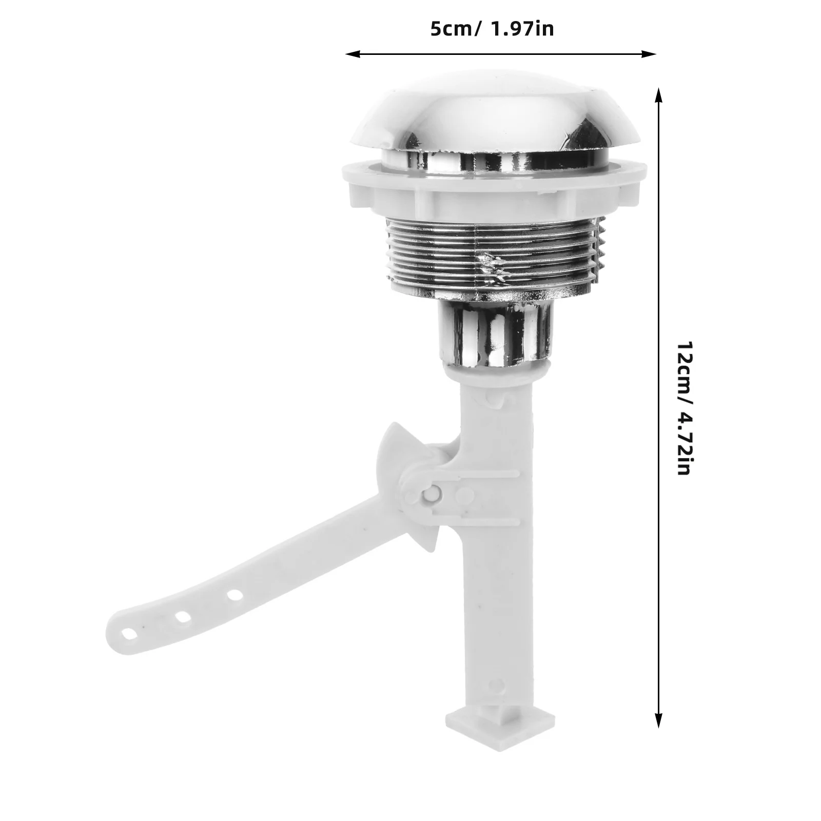 Push Button Toilet Flush Kits Rods Round Valve Push Button Flush Toilet Seat Water Tank Valve Home Hotel Hardware Accessories