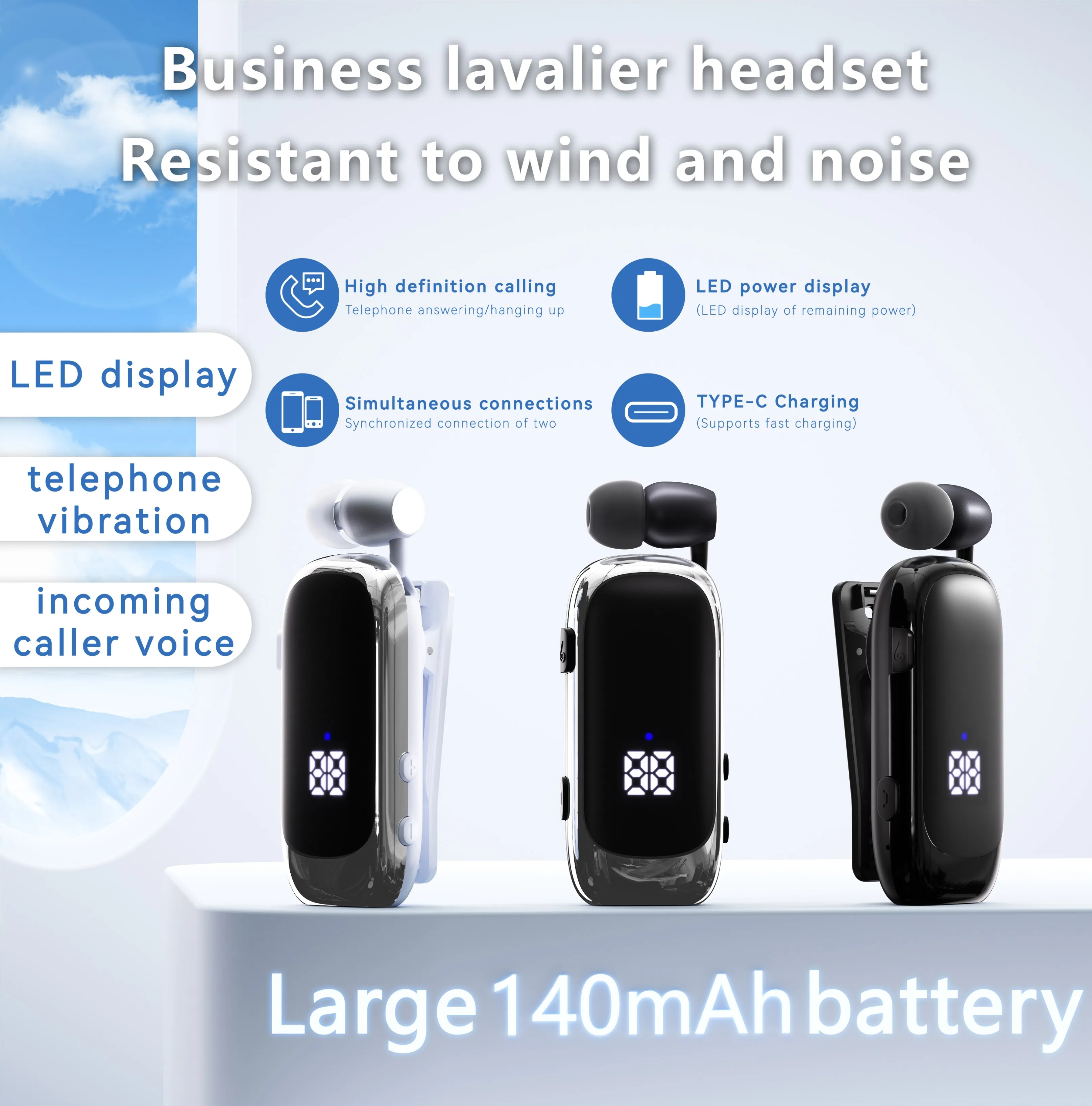 

K88 Mini business headphones Wireless Earphone Lotus V5.4 Bluetooth Earbud Handsfree Clip Headset Auriculares Touch Controll 20H