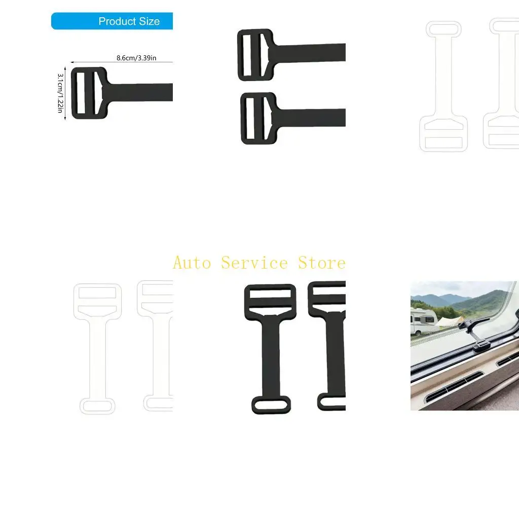 462A RVs Window Safety Lock Ventilation Limiter For Secure And Adjustable Airflows Control During Travel And Camping