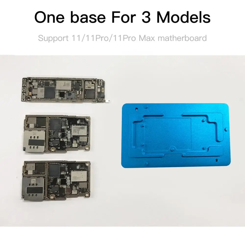 JC AIXUN Z11 PCB Reballing Platform Fixture For Ip 11 11Pro 11Pro Max Motherboard Middle Frame Reballing Soldering Repair