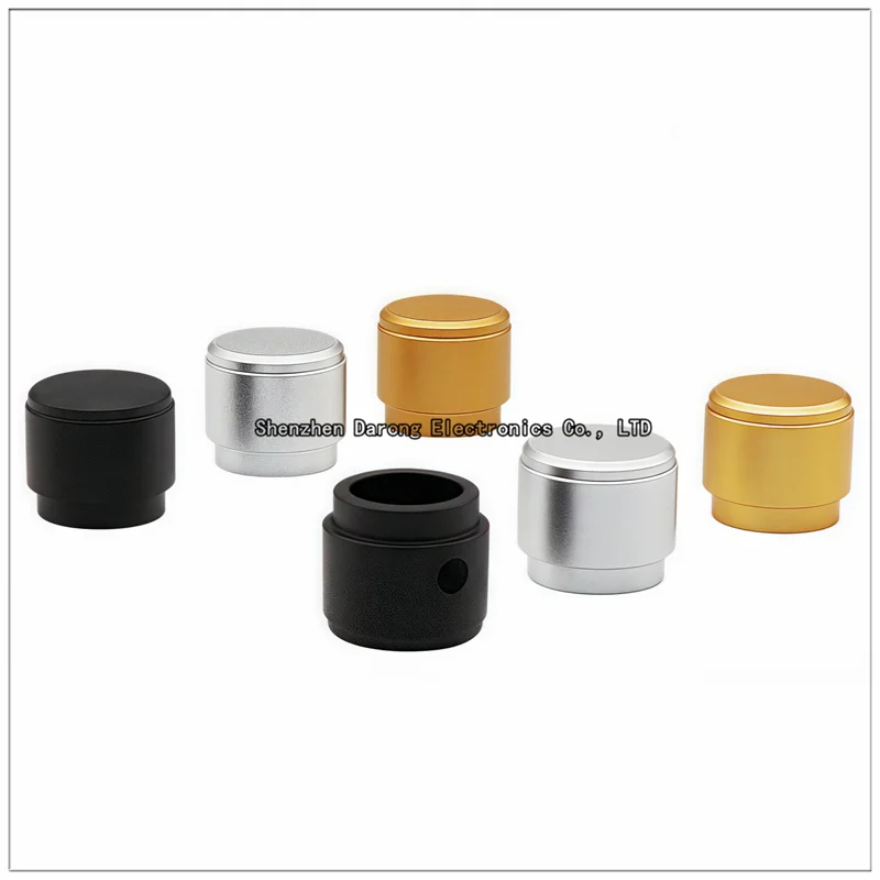 15×13MM all-aluminum sandblasted solid-core knob, potentiometer/encoder adjustment cap, electronic instrument equipment knob