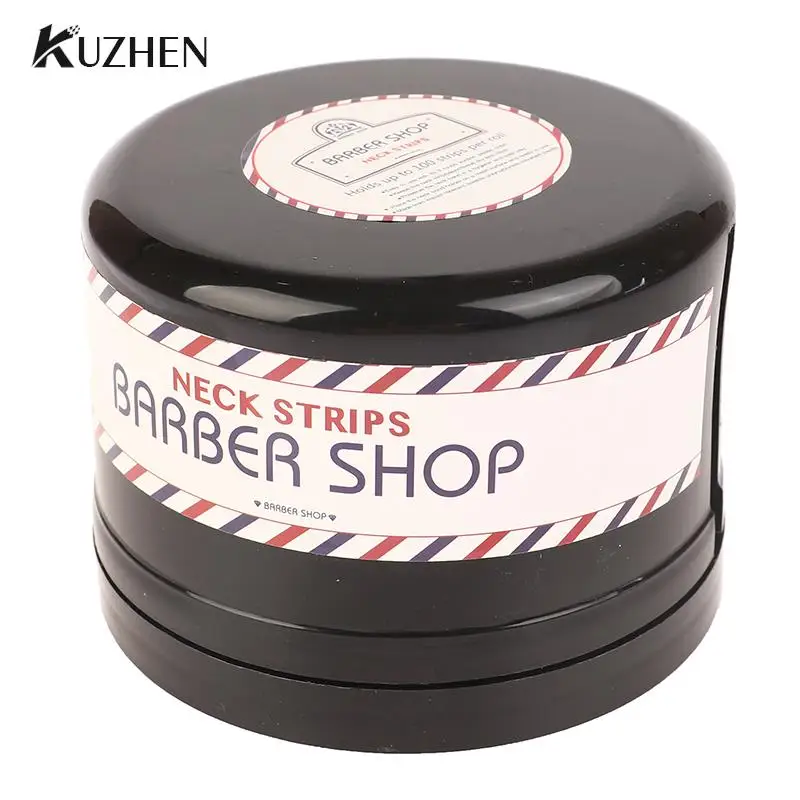 Barber Neck Paper Roll Holder Disposable Neck Strip Tissue Collar Tape Dispenser Sucke Storage Box Hairdressing Accessorie  Extr