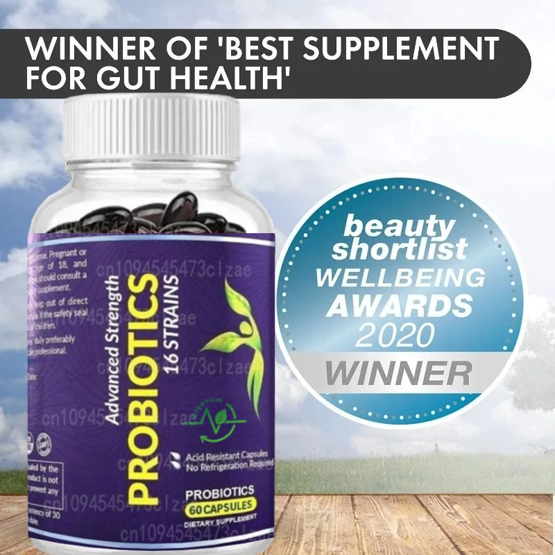 

Пробиотики 30 миллиардов CFU и 16 рядков — капсулы бифидобактерийного лактобактерии — добавки для кишечной пищеварительной здоровья