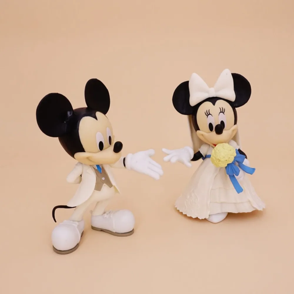 

Disney Cute Cartoon Anime Mickey Mouse Clubhouse Mickey Minnie Donald Duck Decoration Ornament Garage Kit Dolls Models Toys Gift