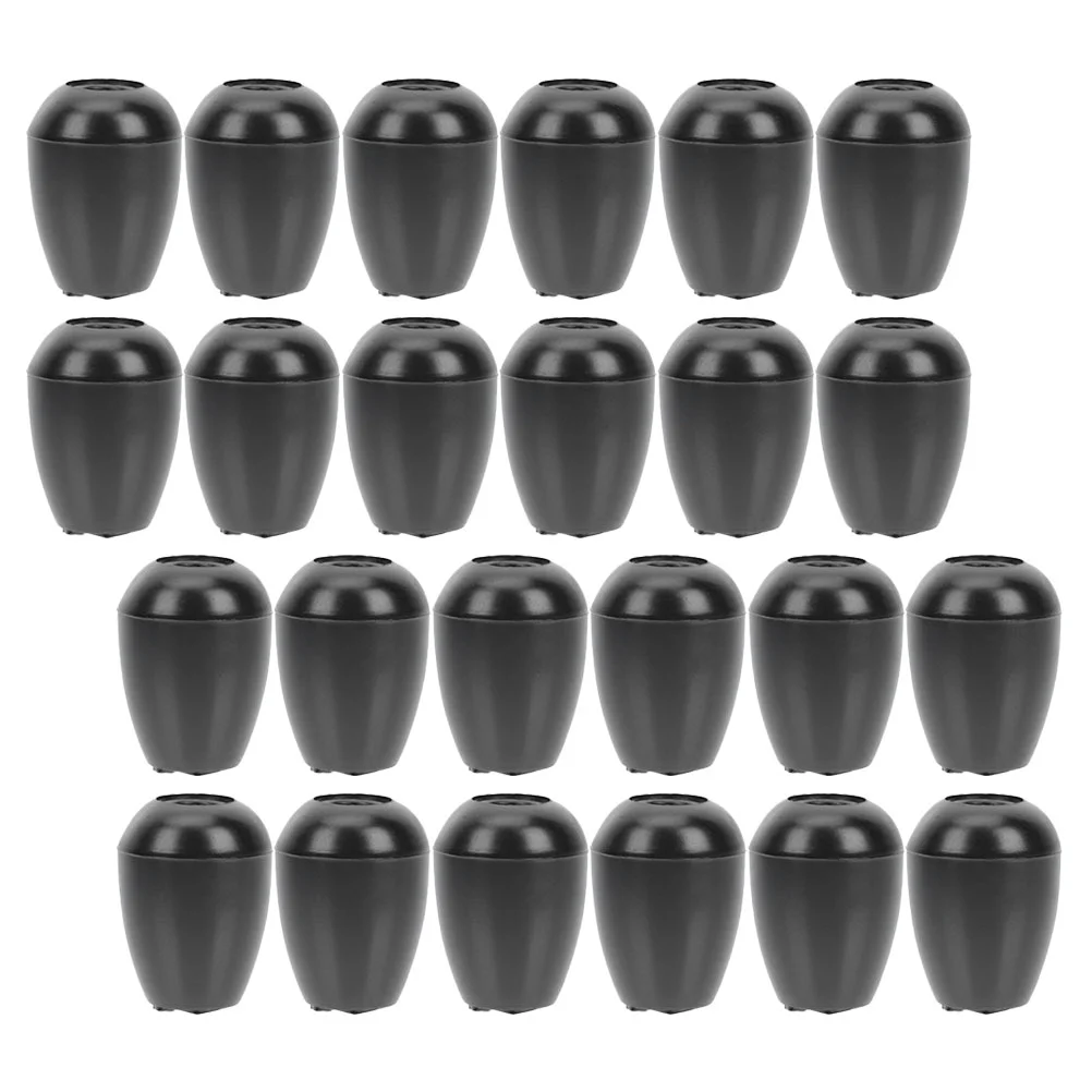 24 Pcs Black Auscultation Earplugs Stethoscope Universal Stethoscopes Tips Replacement