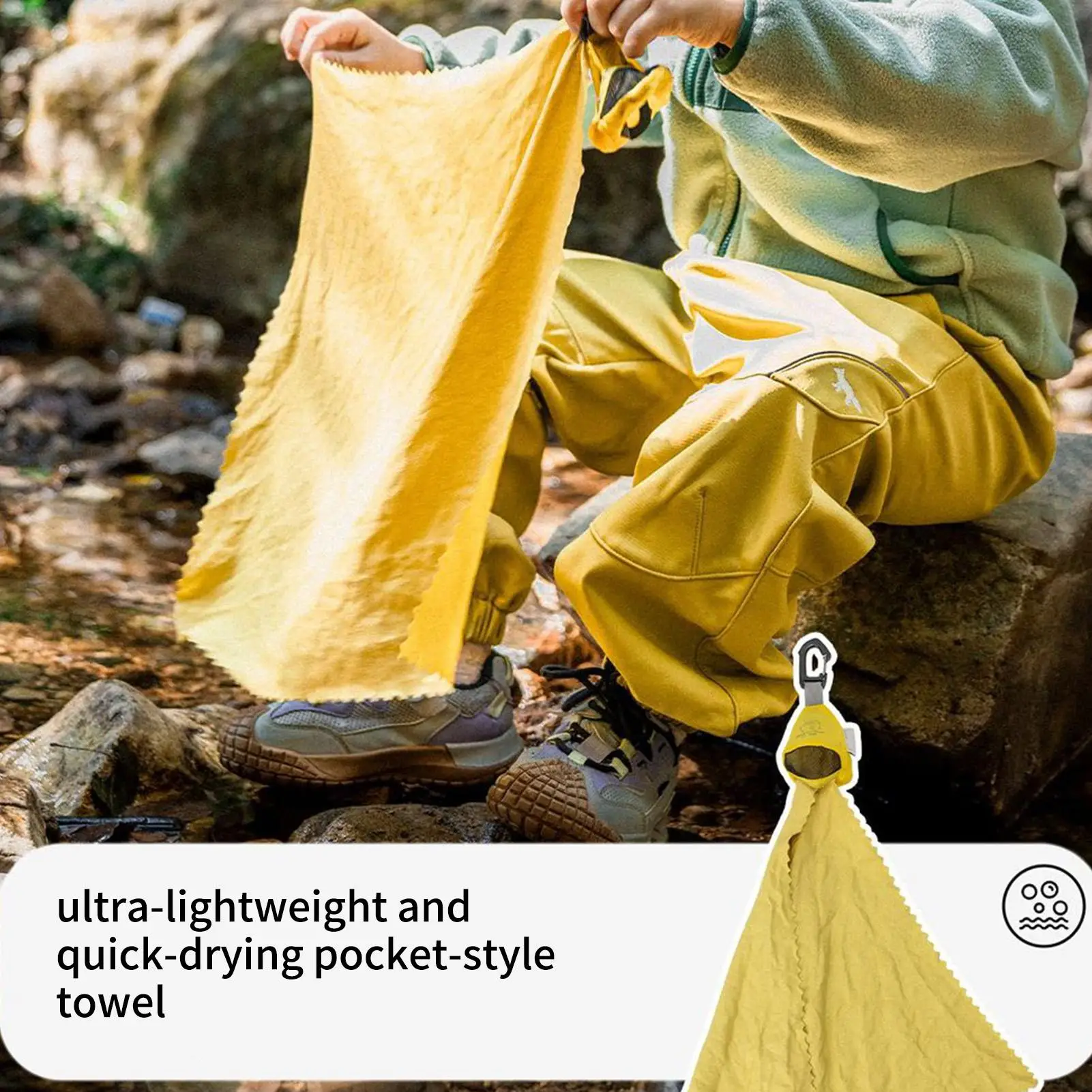 Outdoor Quick-drying Towel Portable Camping Hiking Cycling Sports Towel Gym Towel Absorbent Quick Drying Lightweight