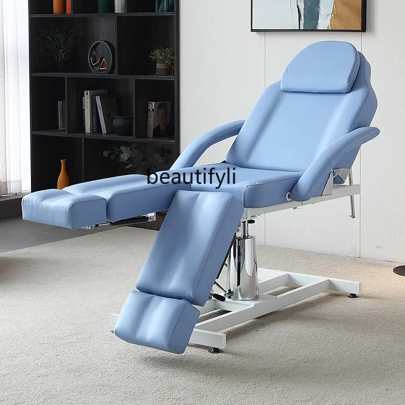 YY Beauty bed, special for beauty salons, hydraulic lifting multi-functional split-leg tattoo embroidery chair