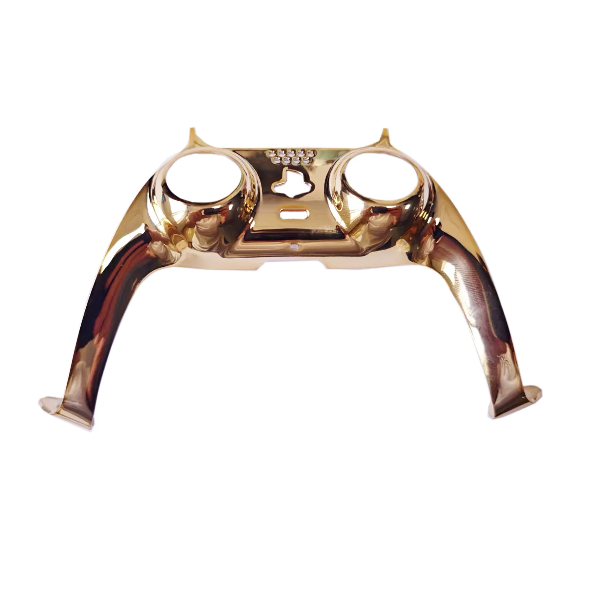 Electroplate Replacement Decorative Strip Shell for Playstation 5 Game Controller Button Protective Cover for PS5 Controller