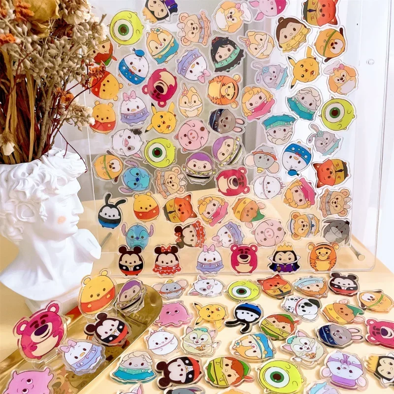 Anime Cartoon Pokemon Sanrio DIY HelloKitty Double-sided Transparent Acrylic Board Pikachu DIY Material Acrylic Key Chain Patch