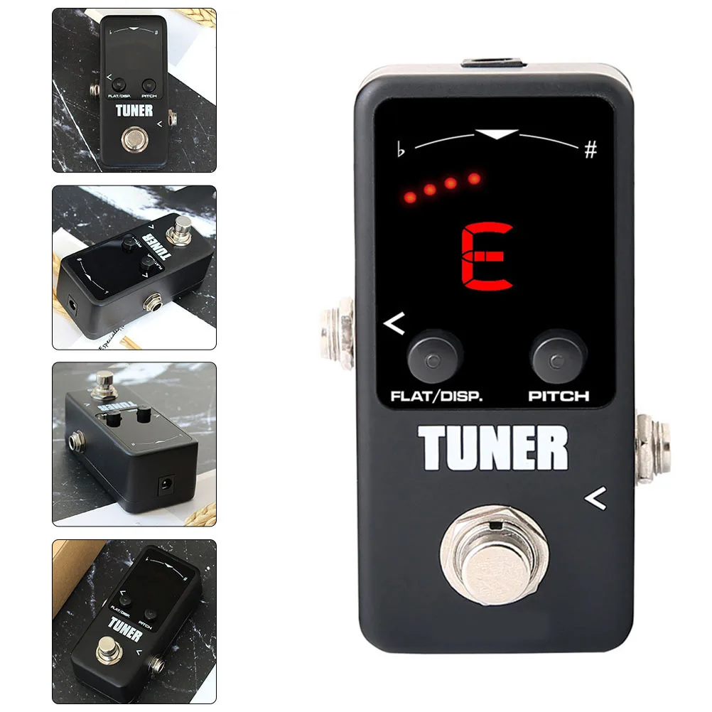 

Guitar Tuner Clip-On Design For Bass Violin Ukulele High Sensitivity Electronic Tuning Tool Durable Instrument Accessory
