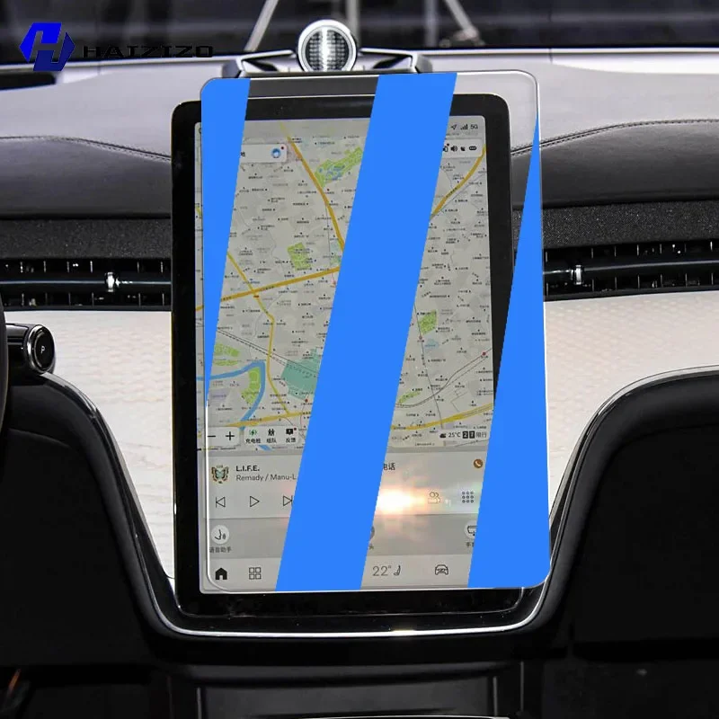 For Volvo EX90 ES90 2024-2025 Tempered Glass Car Navigation Screen Protector Film Dashboard Monitor Screen Protective Film refit