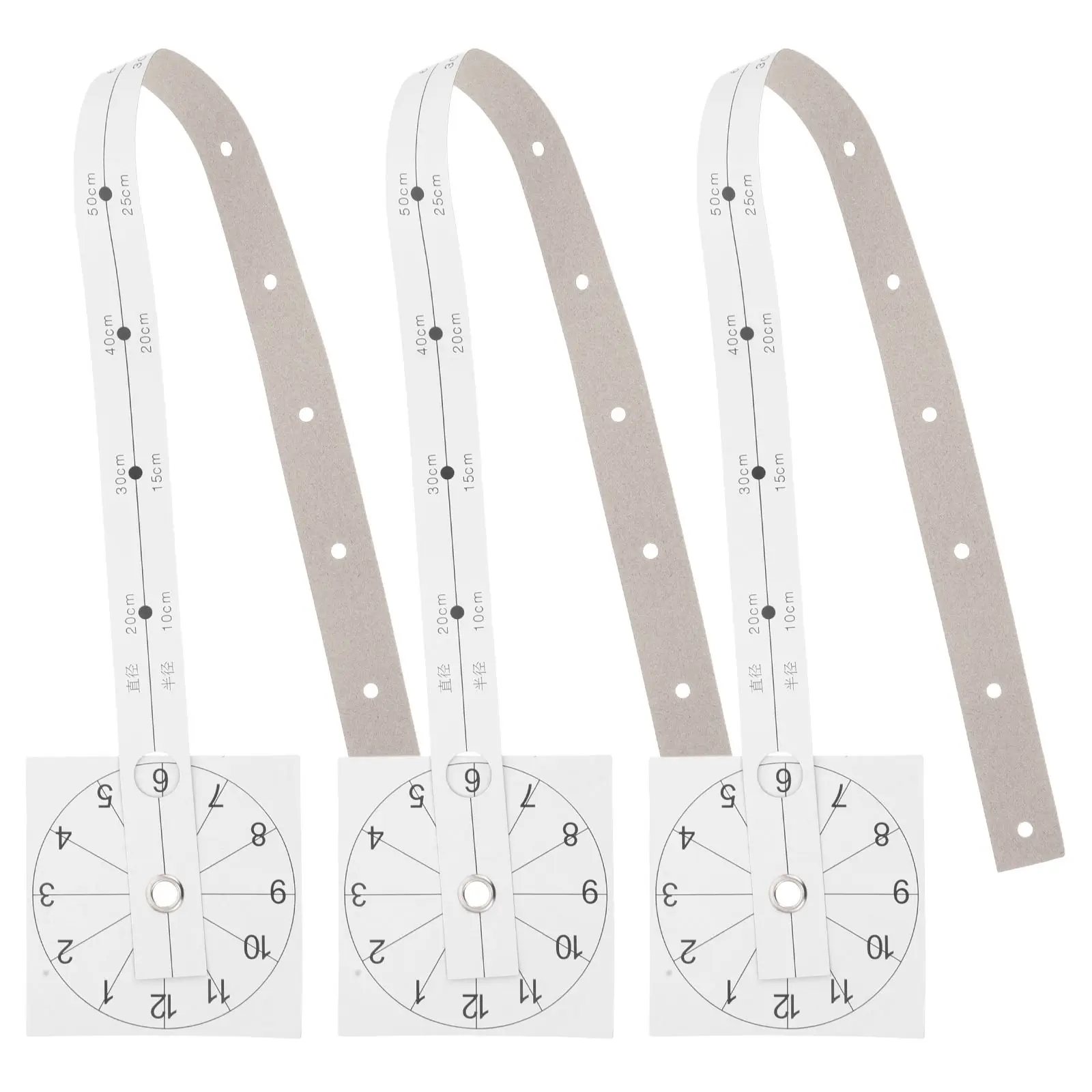 

3 PCS Office Accessories Large Clock DIY Kit Wall Modern Hanging White Replacement Small