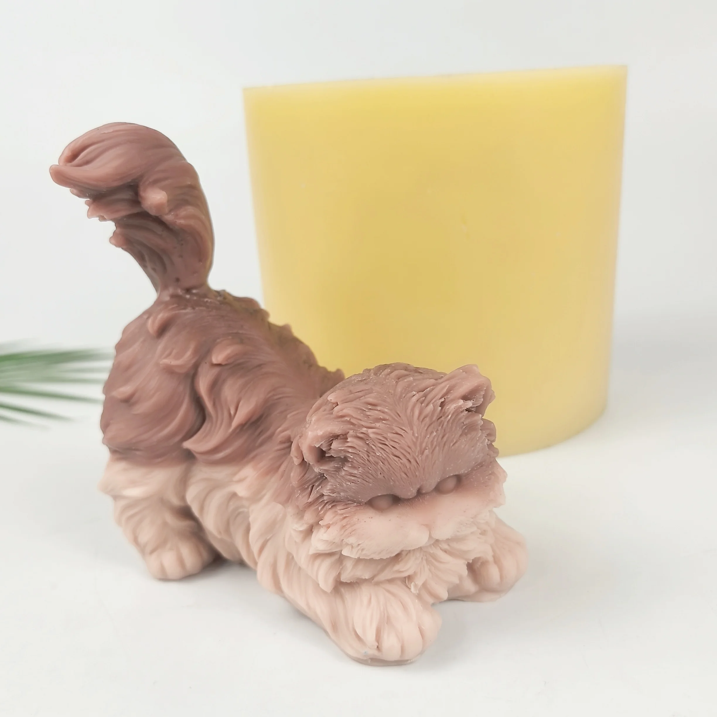 

Long-haired Cats Candle Mold Animals Moulds Cat Soap Molds Silicone 3D Wedding Birthday Clay Resin Mould