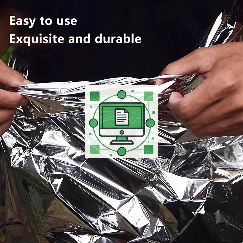 

5/10Pcs 130X210CM Outdoor Emergency Survival Blanket Waterproof First Aid Rescue Curtain Foil Thermal Blanket For Camping