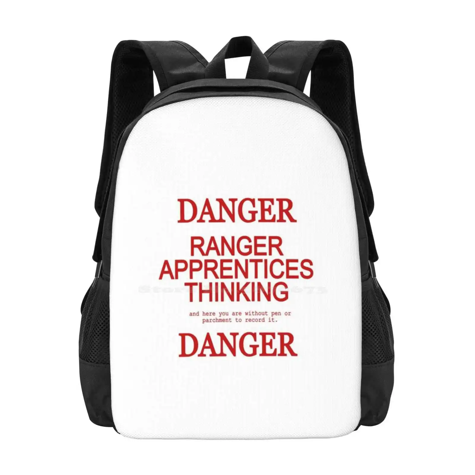 Thinking Is Dangerous Hot Sale Schoolbag Backpack Fashion Bags Rangers Apprentice John Flanagan Brotherband Chronicles Fantasy