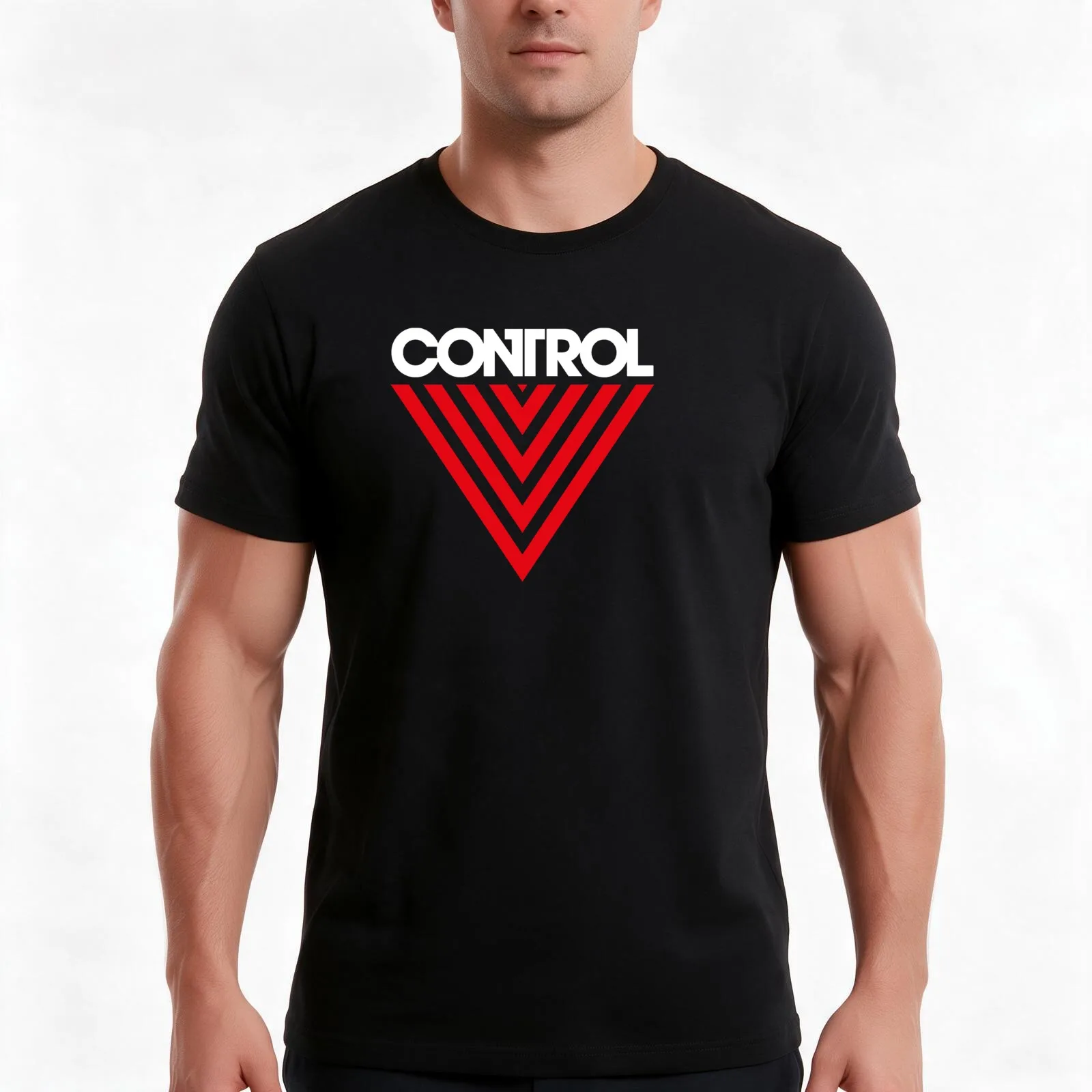 Federal Bureau of ControlControl Game LogoDistressed Log T-Shirt, Summer Casual Cotton Tee, Oversized Streetwear Tops
