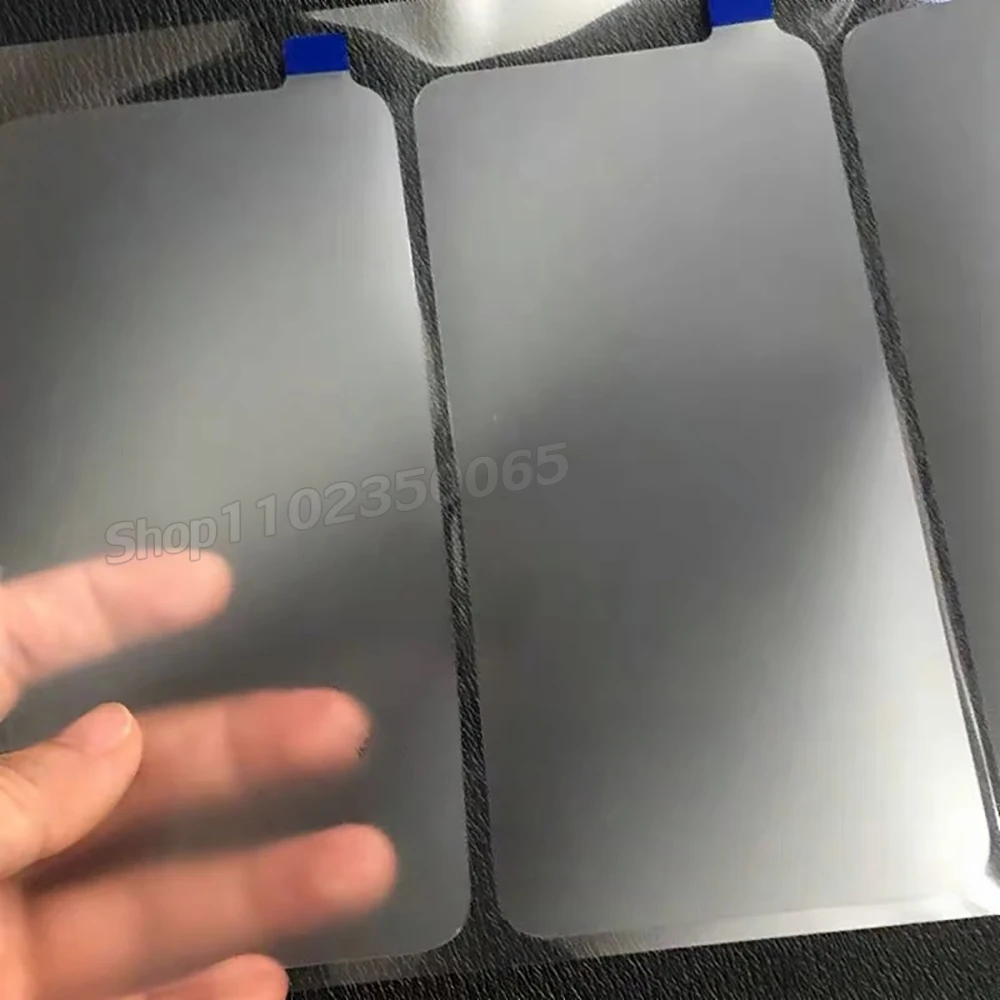 100pcs Frosted Anti-Static LCD Screen Protective Films For iPhon 16 15 14 13 12 11 Pro ProMax SE3 Mobile Phone LCD Screen Glass