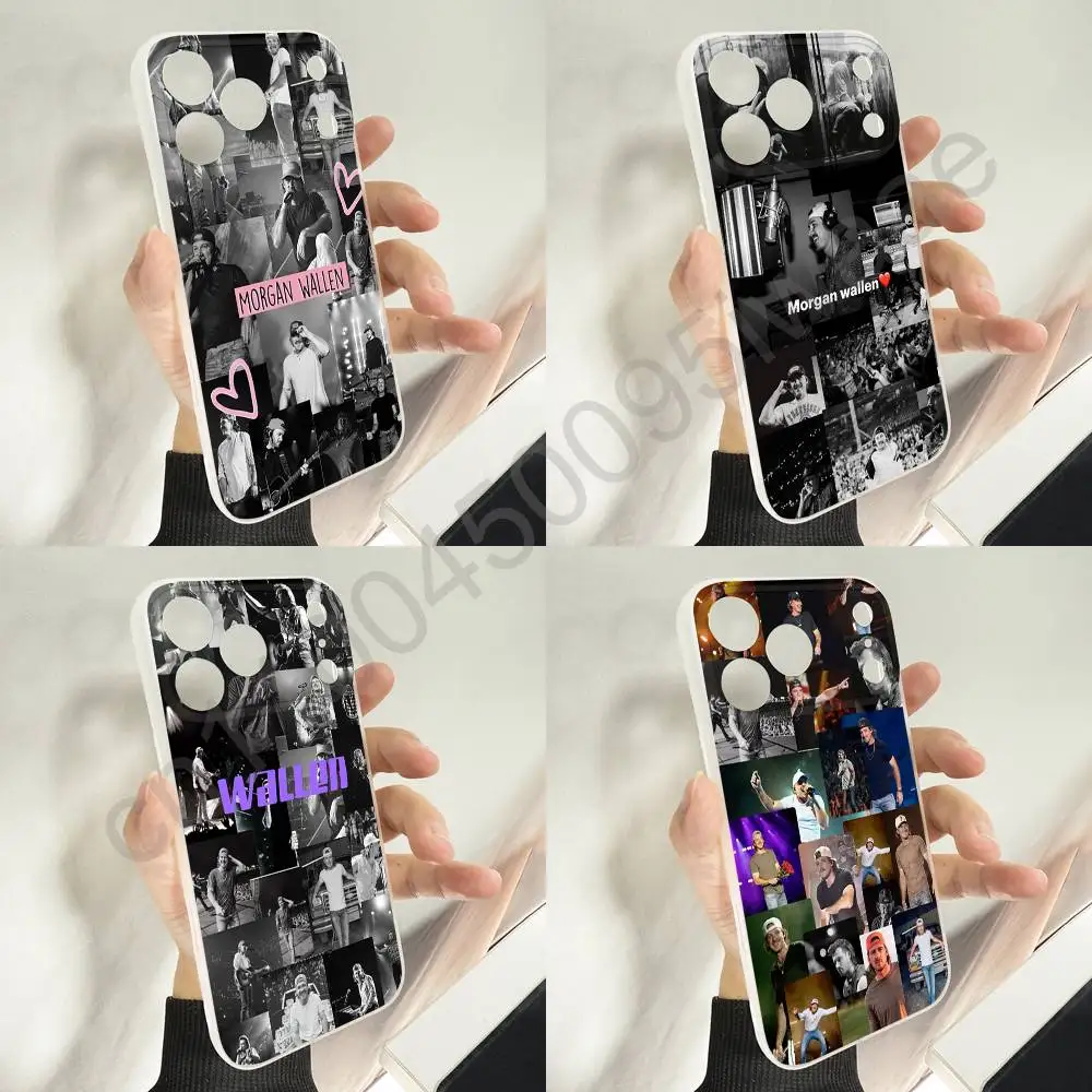 

Singer M-Morgan Wallen Phone Case For iPhone 11,16,15,14,13,17,12,Plus,E,Air,Mini,Pro,Max Magnetic Magsafe Soft Cover