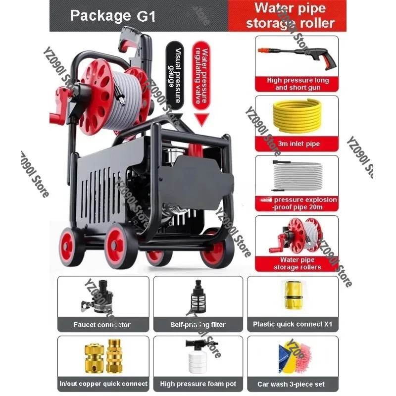 Electric High Pressure Washing Machine Portable Car Wash Foam Sprayer Cleaning Equipment