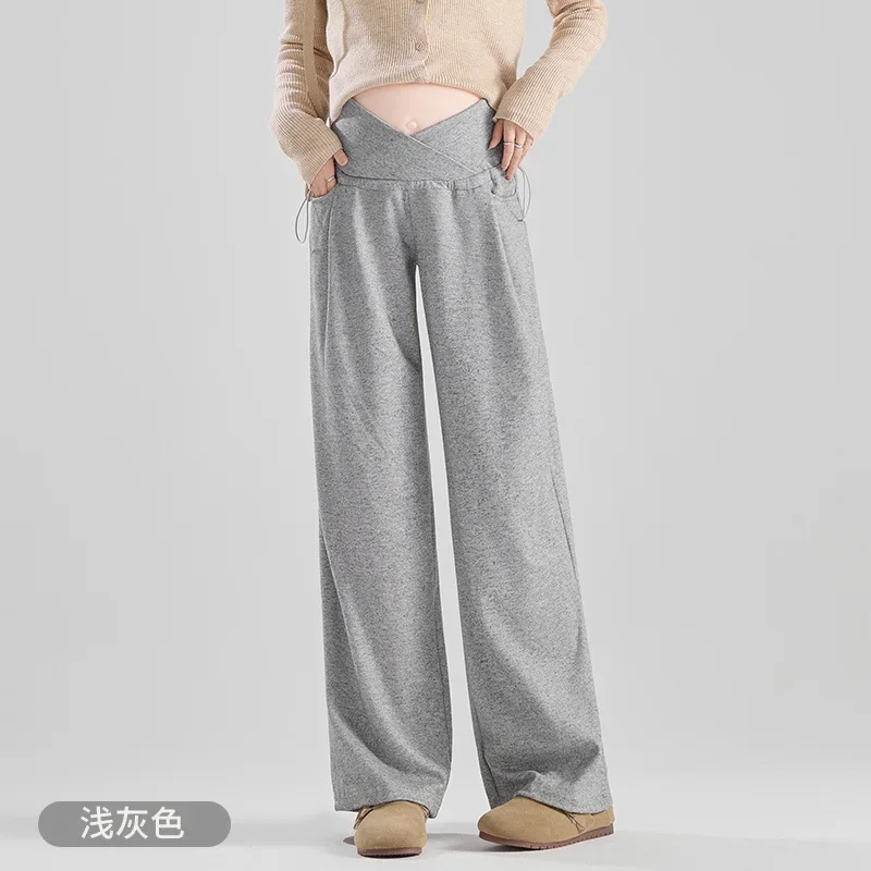 Autumn Trousers Long Pregnant Women Pants To Support The Belly Autumn and Winter Pregnant Women Clothing Autumn Clothing