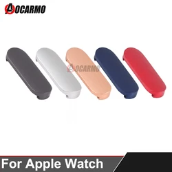 Aocarmo For Apple Watch Series 1 2 3 4 5 6 SE Power On Off Button Key Replacement Parts Grey Silver Gold Red Blue