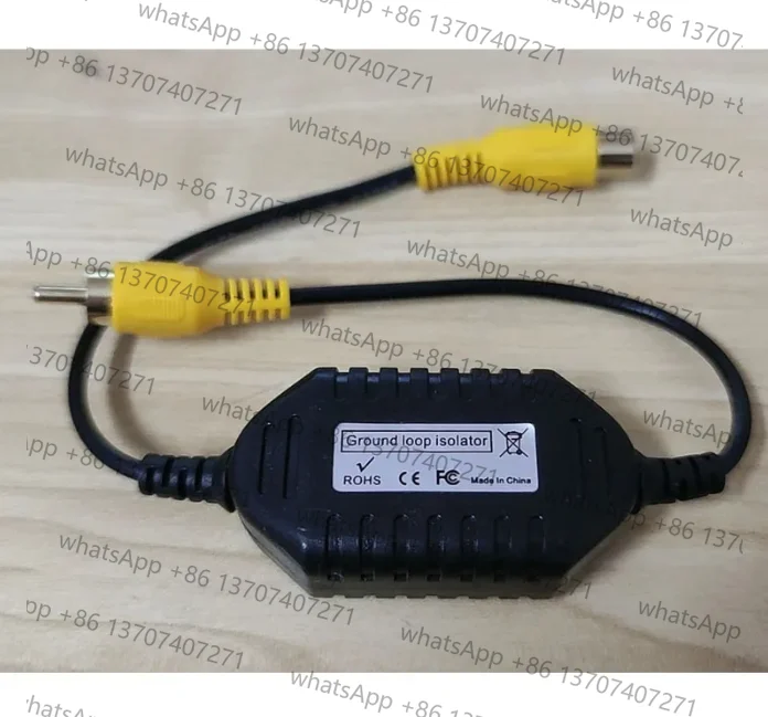 RCA Video Isolator Monitoring Video Perangkat Anti-jamming Filter Sinyal Video Lift Anti-Horizontal Moire