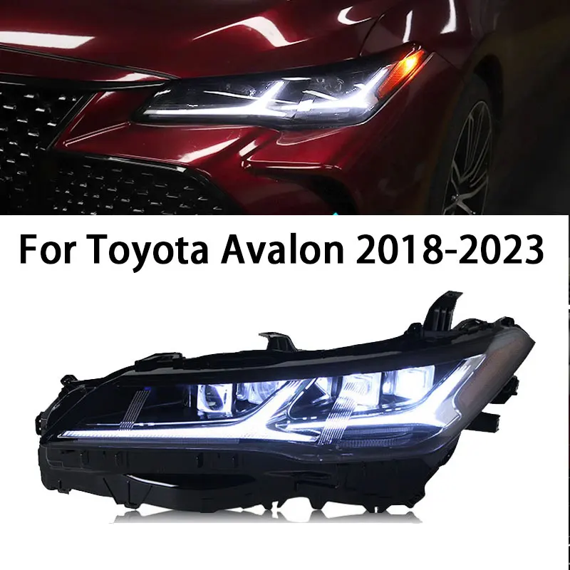 

Фары головного света для Toyota Avalon светодиодный, фары головного света 2018-2023, фары Avalon DRL, сигнал поворота, фары дальнего света, объектив проектора Angel Eye