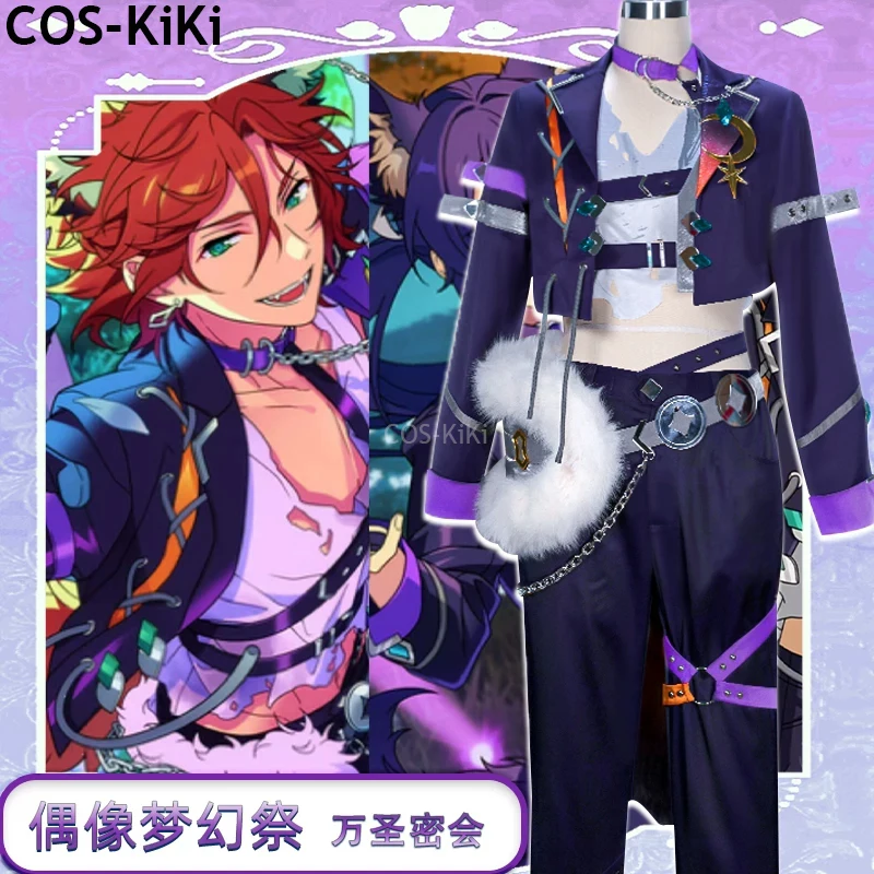 COS-KiKi Ensemble Stars Mikejima Madara Souma Kanzaki Morisawa Chiaki Hakaze Kaoru Game Suit Uniform Cosplay Costume Halloween