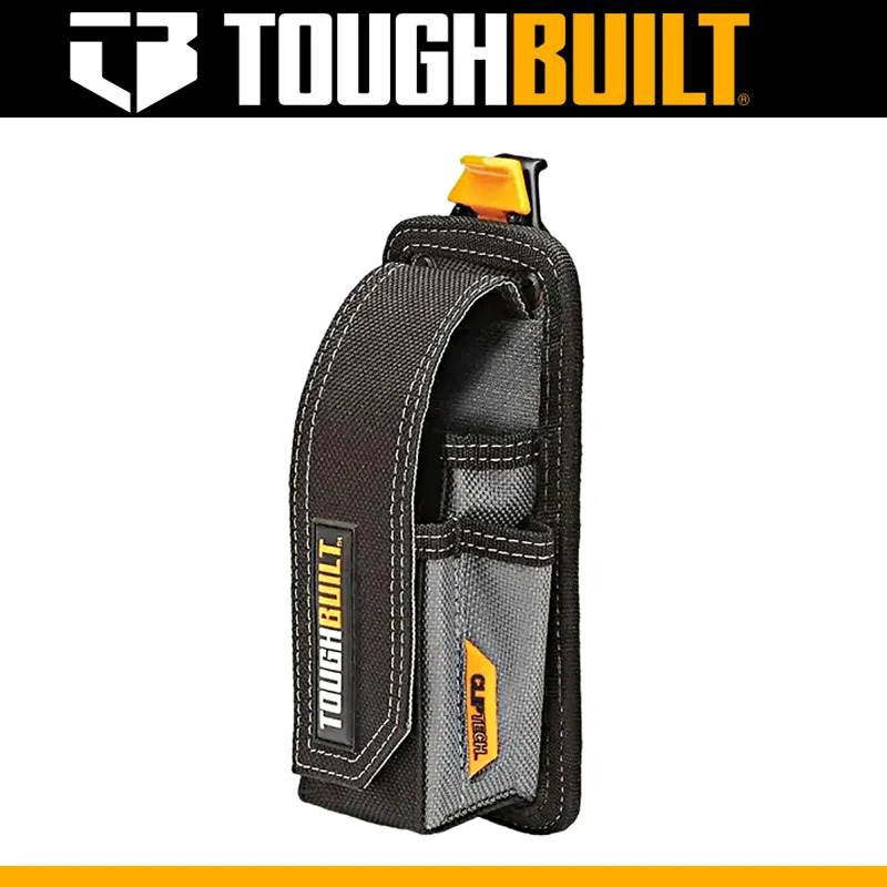 TOUGHBUILT TB-CT-34-B bolsa para medidor/probador múltiples bolsillos resistente al desgaste bolsa de herramientas con remaches de alta resistencia