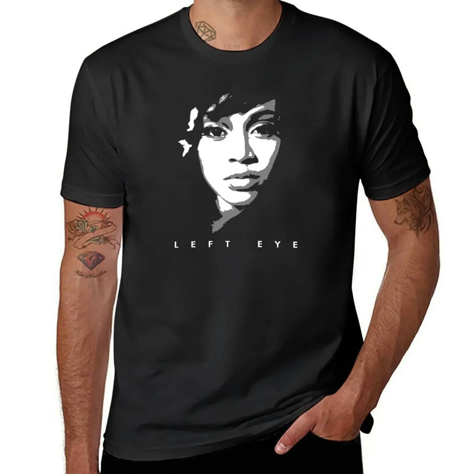 

Left Eye T-Shirt T-shirts oversize graphic t shirts plus size tops anime shirts men