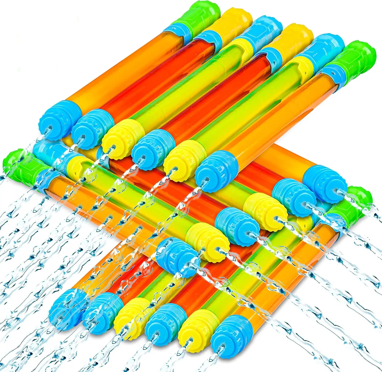 

Набор из 24 водных пистолетов для детей, игрушки-брызгалки с дальностью стрельбы 16,5 дюймов для летних игр у бассейна, на пляже и на открытом воздухе