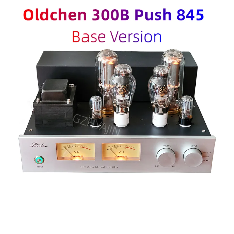 

Oldchen 845 Tube Amplifier,Single-Ended Class A 300B 6SN7 Driver Flagship Lamp Amp,LaoChen 300B Push 845 Tube Amplifier