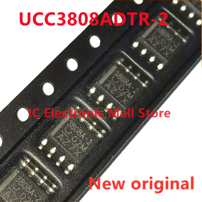 10PCS New original UCC3808ADTR-2 3808A-2 UCC3808AD-2 UCC3808AD SOP-8 AC-DC controller and regulator IC chip