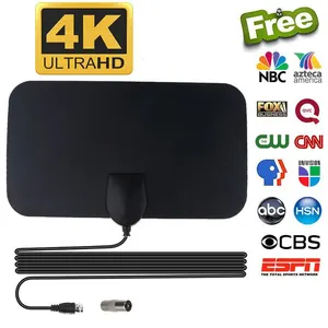 Booster Digital TV -Antenne, hoher Gewinn, High Definition, HD Flat Air Indoor Active Car, Wohnmobil Travel, Smart TV 6 Hauptverkaufs -TV -Signal - №3