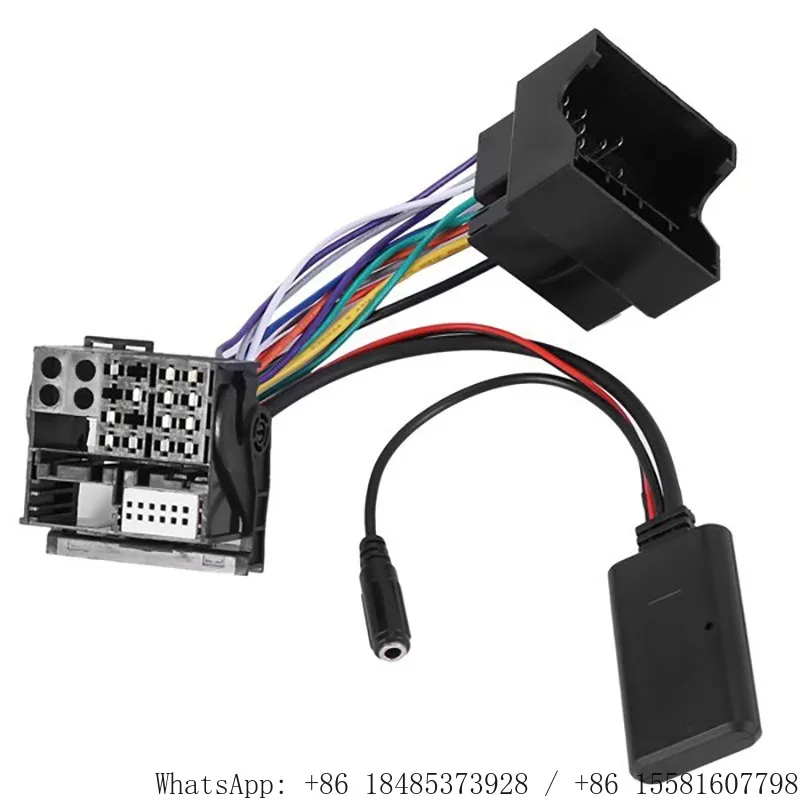 Car Bluetooth Audio Adapter AUX Input Cable Harness Fit  RD4 RD45 Stereo for 307 408 508 C-Quatre C-Triumph C2 C5 Radio Upgrade