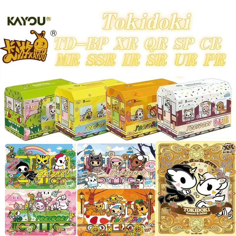 

KAYOU Tokidoki Adventure Journey Card Travel Through Time Four Seasons Cruise Train Card Unicorn BP XR SP CR MS Collection Card